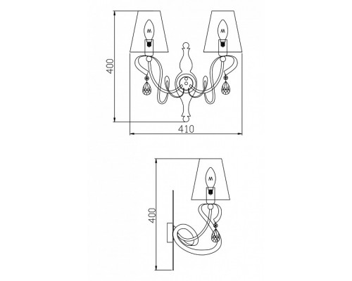 Бра Maytoni Intreccio ARM010-02-W