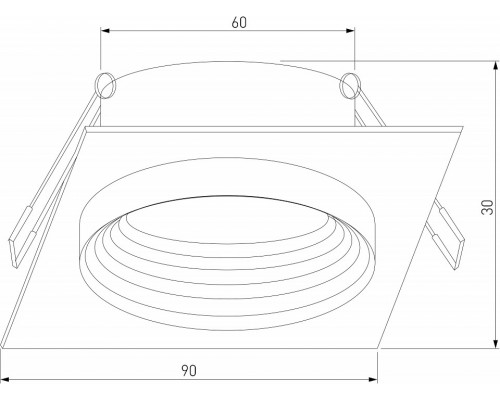 Встраиваемый светильник Elektrostandard Senso a064248