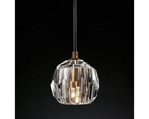 Подвесной светильник Imperiumloft Rh Boule De Cristal Single Rod Pendant Brass 40.1543