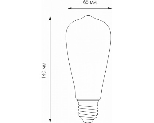 Лампа светодиодная Elektrostandard ST64 F E27 6Вт 3300K a048279