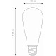 Лампа светодиодная Elektrostandard ST64 F E27 6Вт 3300K a048279