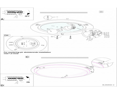 Накладной светильник Eglo ПРОМО Planet 1 83157