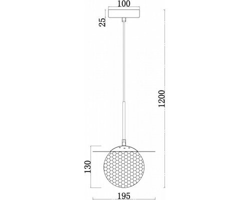 Подвесной светильник F-promo Roshni 3050-1P