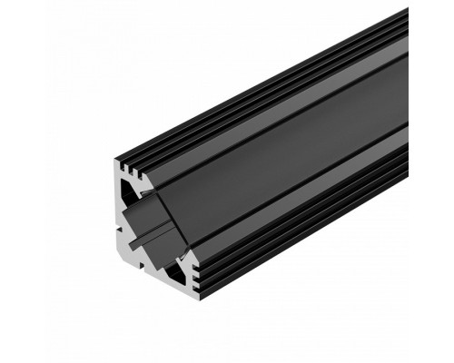 Профиль накладной угловой внутренний Arlight PDS45-T-2000 ANOD Black 015033