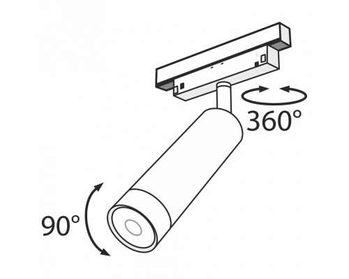 Светильник на штанге Maytoni Focus LED TR019-2-7W3K-B