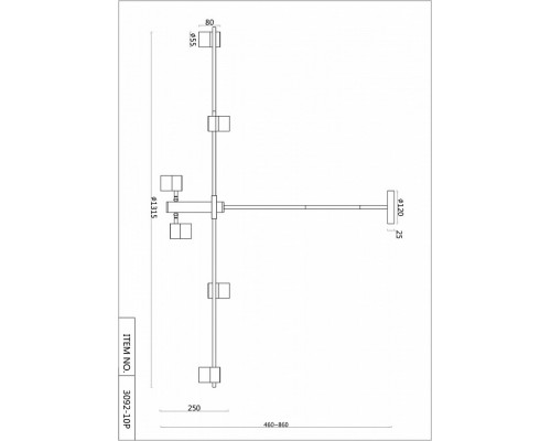 Люстра на штанге F-promo Chart 3092-10P