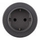 Розетка с заземлением на треке Arte Milano Am-track-sockets-39 397951TS/ES Grey