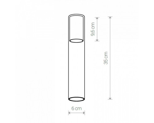 Плафон Nowodvorski Cameleon Cylinder L TR/BS 8540