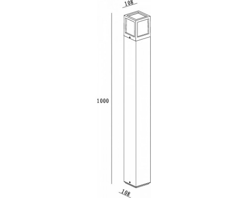 Наземный высокий светильник Deko-Light Facado A 733018