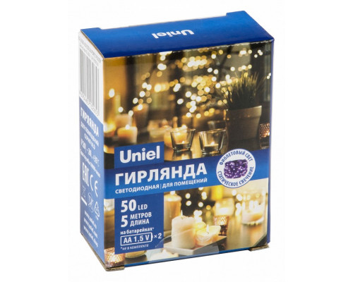 Гирлянда Нить Uniel ULD-S0500 UL-00007185