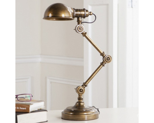 Настольная лампа офисная Imperiumloft Brass Steampunk Table Lamp 43.083