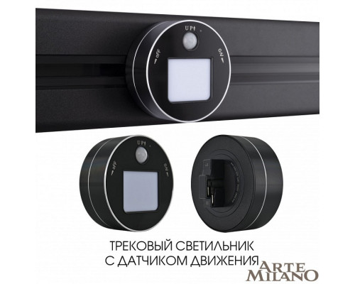 Накладной светильник Arte Milano Am-track-sockets 380011TLS/LWS Black