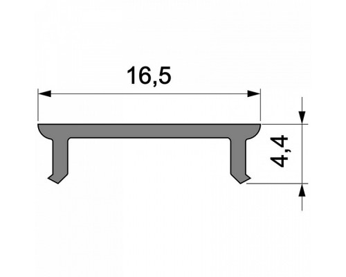 Профиль накладной Deko-Light P-01-12 983023