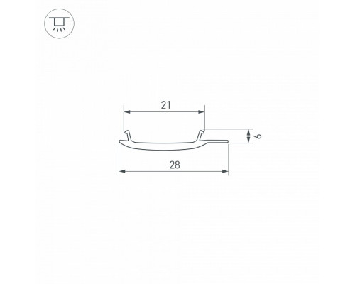 Рассеиватель Arlight STRETCH 040819