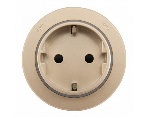 Розетка с заземлением на треке Arte Milano Am-track-sockets-39 397951TS/ES Gold