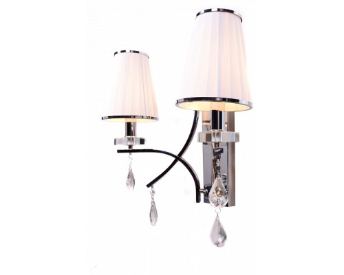 Бра LUMINA DECO Glamour LDW 66247-2 WT+CHR