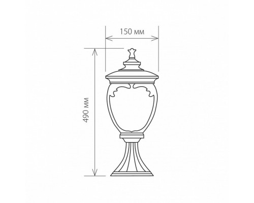 Наземный низкий светильник Elektrostandard Andromeda a027999