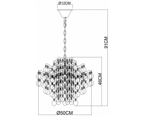 Подвесная люстра Arte Lamp Pipirima A4065SP-6SG