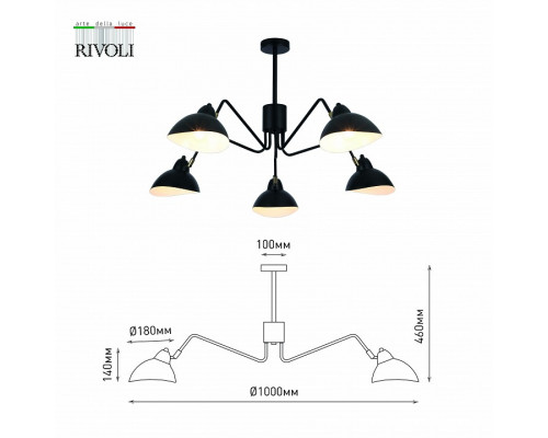 Люстра на штанге Rivoli Geraldine Б0055672