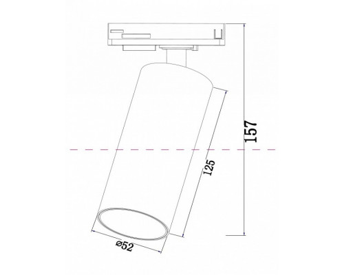 Светильник на штанге Maytoni Focus LED TR021-1-12B4K