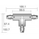 Соединитель T-образный для треков Deko-Light D Line 710031