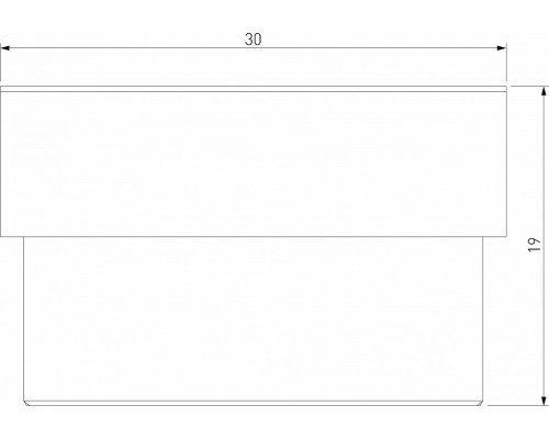 Заглушка для модуля Elektrostandard Module System a066191