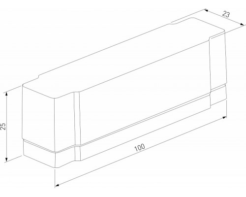 Плата декоративная для трека Elektrostandard Flat Magnetic a063735