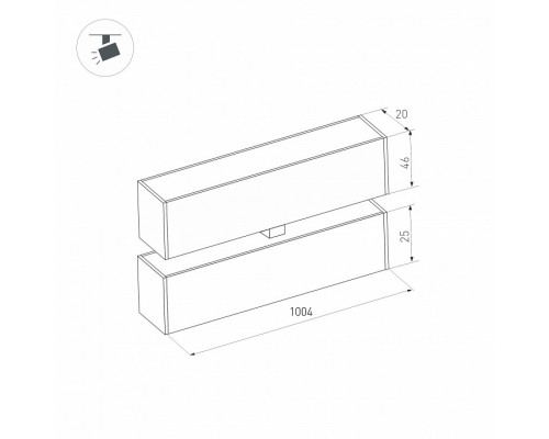 Накладной светильник Arlight MAG-25 034242