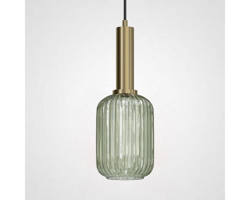 Подвесной светильник Imperiumloft Ferm Living Chinese Lantern A Brass / Green IRIS01