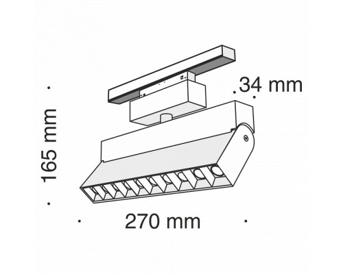 Светильник на штанге Maytoni Points TR015-2-20W3K-B