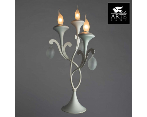 Настольная лампа декоративная Arte Lamp Montmartre A3239LT-3WH