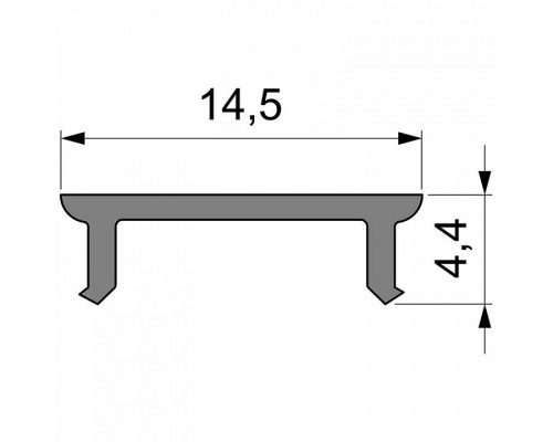 Профиль накладной Deko-Light P-01-10 983010