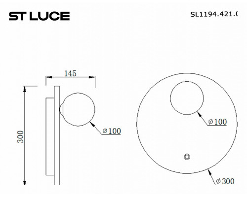 Накладной светильник ST-Luce Earthy SL1194.421.01