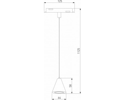 Подвесной светильник Elektrostandard Slim Magnetic a062803