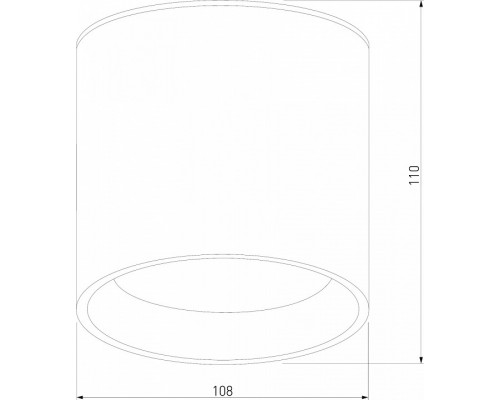 Накладной светильник Elektrostandard Light LED 35132/H серый