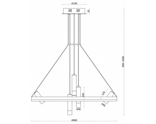 Подвесная люстра F-promo Daur 3097-8P