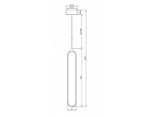 Подвесной светильник Maytoni Chain MOD017PL-L13G