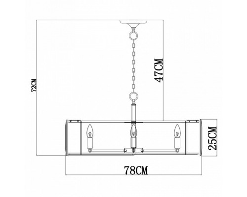 Подвесной светильник Divinare Ostin 1100/02 SP-8