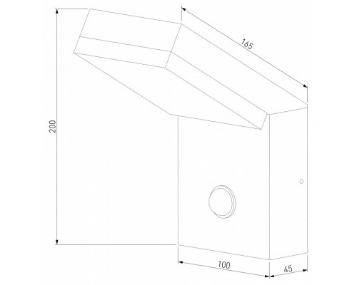 Накладной светильник Elektrostandard Sensor 1541 TECHNO LED