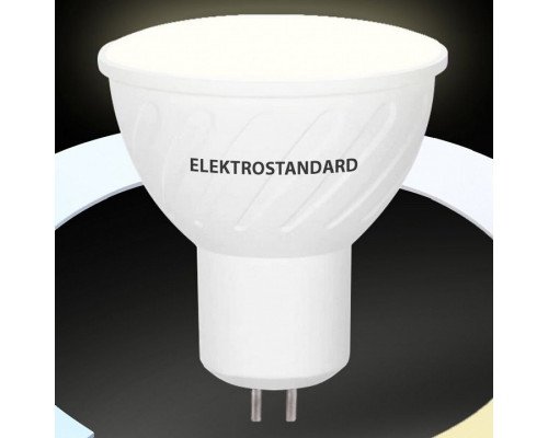 Лампа светодиодная с управлением через Wi-Fi Elektrostandard Умная лампа G5.3 GU5.3 5Вт 3300, 4200, 6500K Умная лампа G5.3 LED 5W 3300К-6500К CCT+DIM (BLG5316)