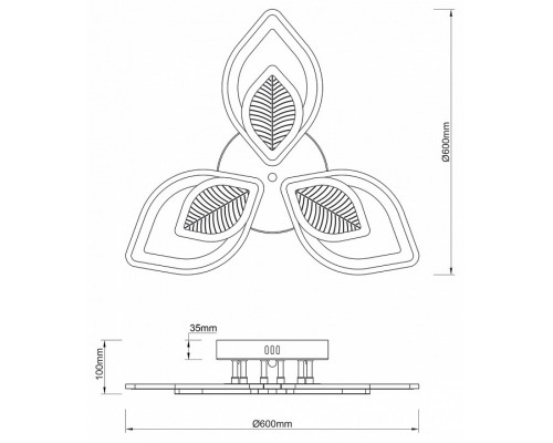 Потолочная люстра Escada Anise 10288/6LED