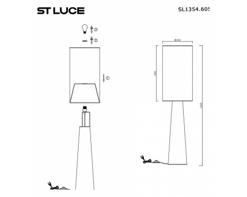 Торшер ST-Luce Jackie SL1354.605.01