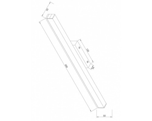 Подсветка для зеркала Maytoni Fichte MIR012WL-L14W4K