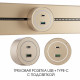 Розетка USB и type C на треке Arte Milano Am-track-sockets-39 399732TS/USB-Type-C Gold