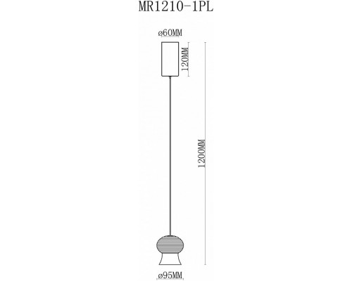 Подвесной светильник MyFar Jane MR1210-1PL