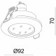 Встраиваемый светильник Deko-Light  110102