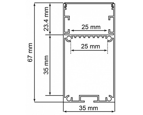 Короб накладной Feron CAB267 10378