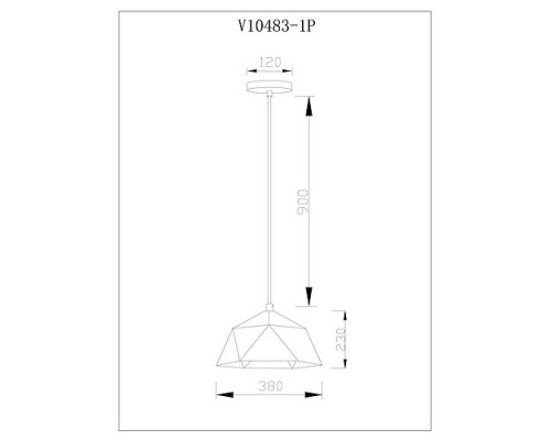 Подвесной светильник Moderli Genoa V10483-1P