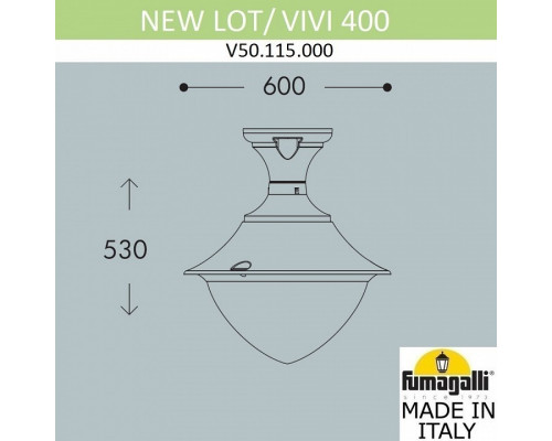 Светильник на штанге Fumagalli Vivi V50.115.000.AXH27