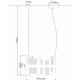 Подвесной светильник Wertmark Lotta WE461.01.023